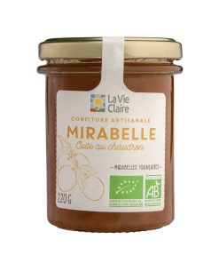 Confiture artisanale de mirabelle bio (origine France)