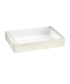 Boite coffret carton ivoire 120 x 90 x 40 mm par 10