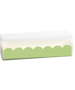 Alternative view of Étui macarons vert PVC 160 x 50 x 50 mm par 10