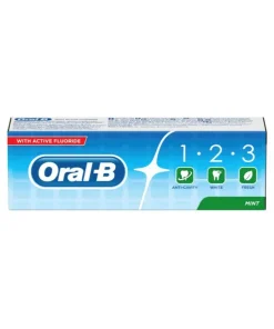 Oral B tandpsta 1-2-3 mint (12x 75ml)