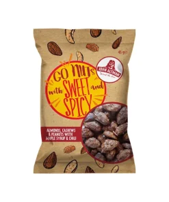Alternative view of John Altman Mixed Nuts Maple Syrup Chilli Zakje (12x45gr)