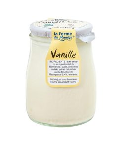 Alternative view of FERME DU MANEGE Whole Milk Yogurt – Vanilla  (180g)