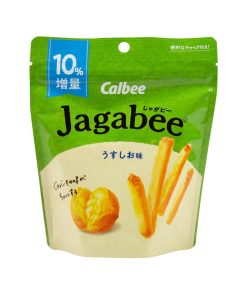Alternative view of CALBEE Jagabee Potato Stick – Light Salt  (38g)