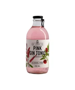 Alternative view of Sir James 101 Pink Gin Tonic 0% Alcohol Flesje (12x 25cl)