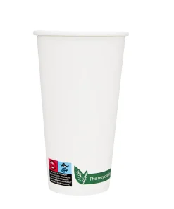 Alternative view of Gobelet carton blanc 50 cl / 59 cl par 50