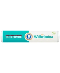 Wilhelmina Pepermunt Suikervrij Vegan Rol (24x 37gr)