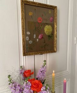 Gouache fleurs fin XIXème