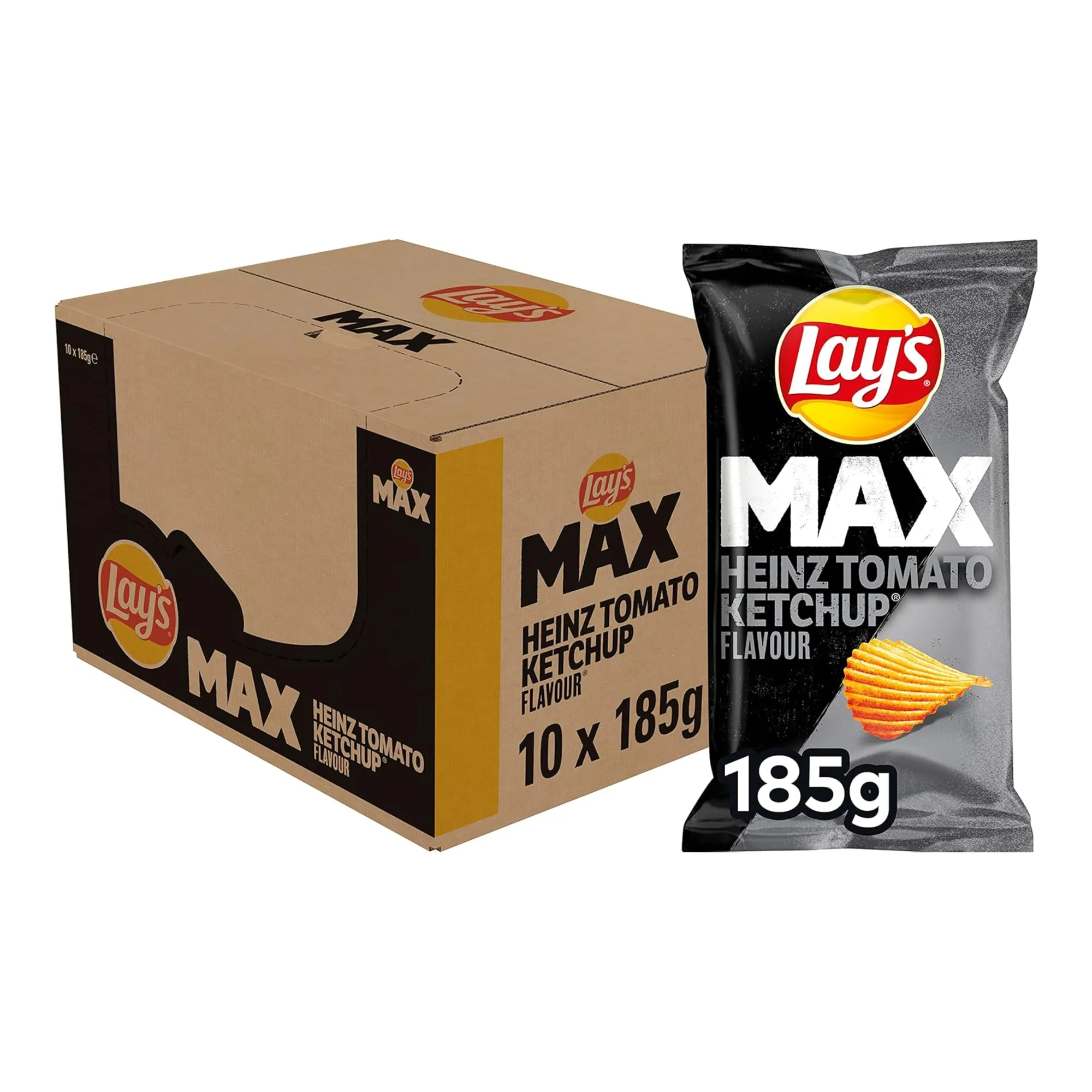 Lay’s MAX Heinz Tomato Ketchup (10x 185gr) – Image 2