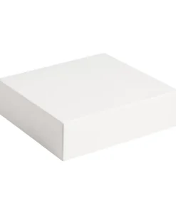 Boite gâteau carton blanche 16 x 5 cm