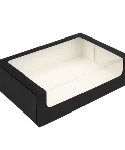 Alternative view of Boite macarons noire carton pour 25 macarons