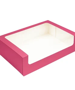 Alternative view of Boite macarons rose carton pour 25 macarons par 50