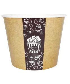 Bucket popcorn / poulet en carton 2.50 Litres par 50