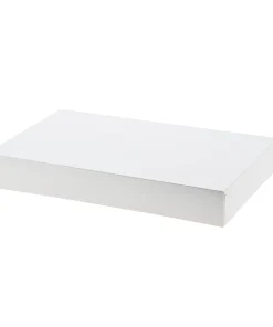 Boite pour plateau traiteur blanche 43 x 33 x 6 cm par 25