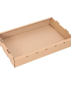 Cagette carton kraft 658 x 425 x 95 mm extérieur par 50