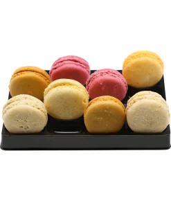 Alternative view of Calage macarons noir plastique 16 macarons pour boite par 50