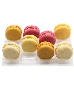 Alternative view of Calage macarons transparent plastique 16 macarons pour boite par 50