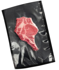Alternative view of Sacs sous vide de conservation lisses noirs 15 x 30 cm 90 µ par 100