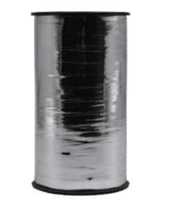 Bobine bolduc argent « Miroir » 100m x 7mm