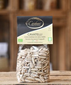 Cavatelli con farina di ceci neri