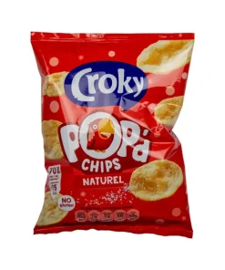 Alternative view of Croky Pop’d Chips Naturel (24x 18gr)