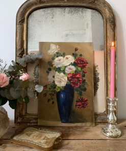 Ancienne peinture de roses