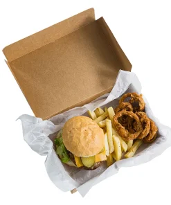 Boite repas carton 225 x 180 x 90 mm par 50