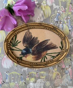 Alternative view of Petit tableau oiseau ancien