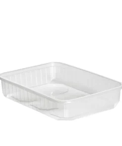 Barquette micro-ondable plastique 500 ml par 50
