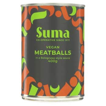 Suma Vegan Meatballs in a Bolognese Style Sauce 400g
