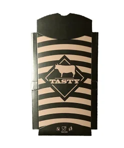 Pochette tacos carton déchirable par 50