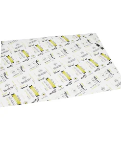 Papier ingraissable burger avec impression 25 x 32 cm par 1000