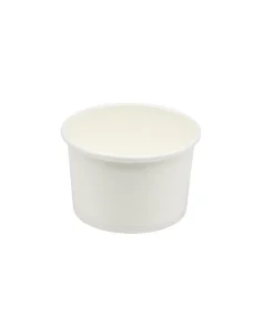 Pot de glace carton blanc 120 ml par 50