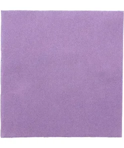 Serviette lila micro-gaufrée 38 x 38 cm par 40
