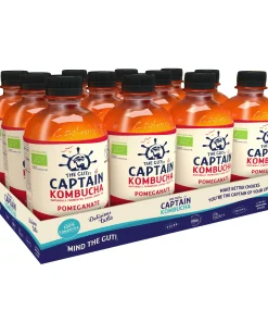 The Gutsy Captain Kombucha Pomegranate Bio (12X 400ml)