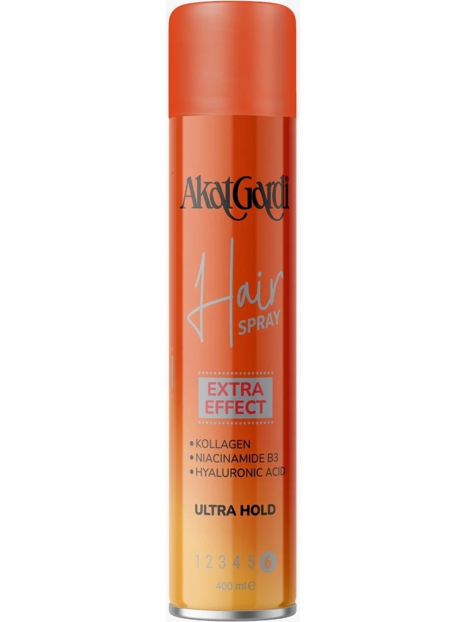 Akat Gardi Hair Spray Orange Ultra Hold 400ml – Image 2