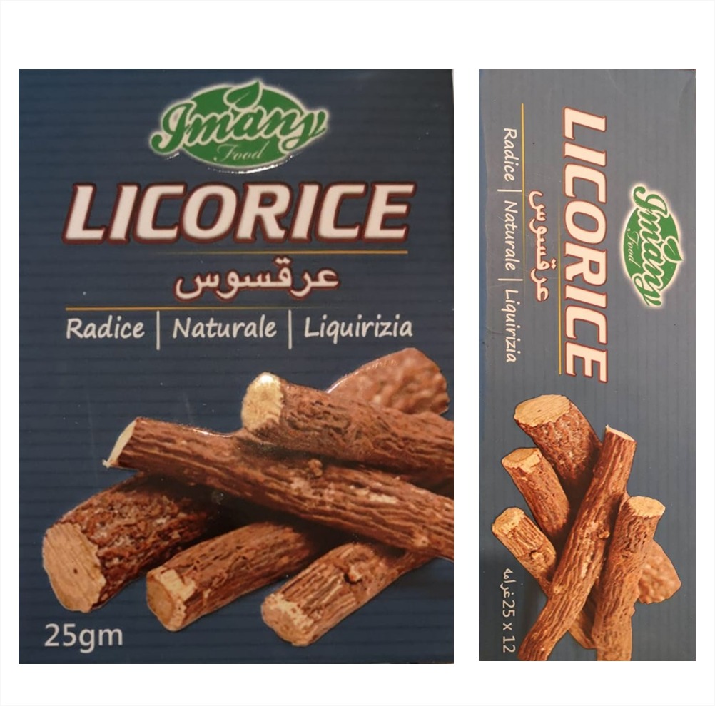 Bâton de réglisse (Lot de 12 boites de 25 grs -7à 9 bâtonnets-) – Image 2