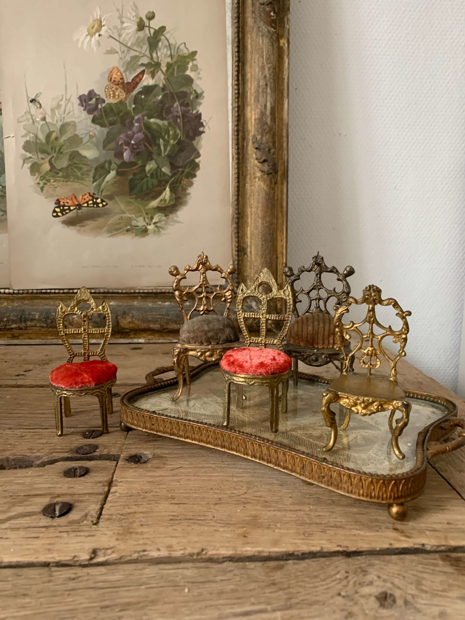 Minis chaises porte-montre XIXème – Image 4
