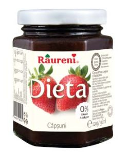 Confiture de fraises diététique – Raureni – 220g