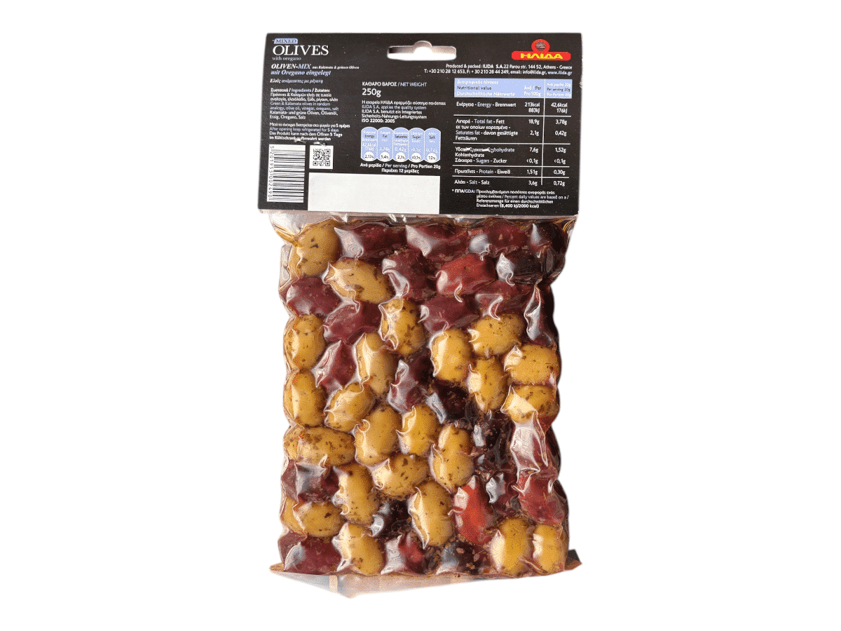 Olives grecques mélangées à l’origan | 250 g – Image 3