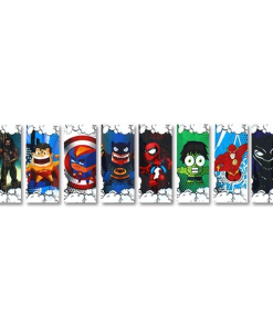 Wraps Super Heroes Series pour accus | 18650