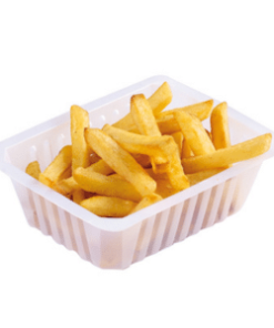 Barquette frites plastique 1000 ml par 250