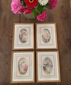 Gravures anciennes « Les 4 saisons »